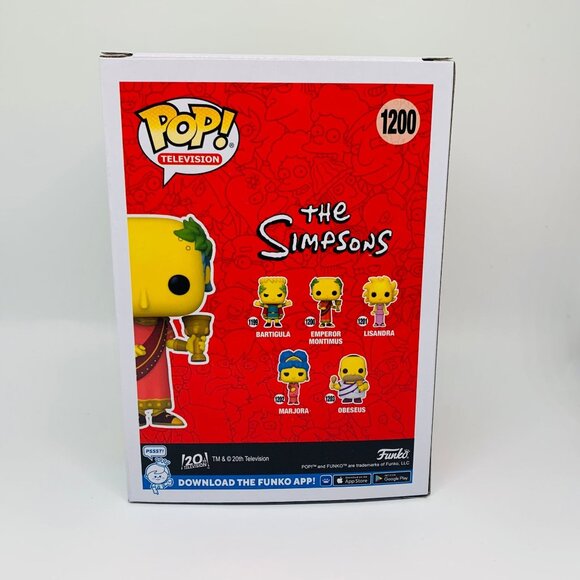 Funko POP! Animation Simpsons Emperor Montimus Mr Burns Figure #1200! - Picture 4 of 7